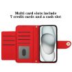 OnePlus Ace 5 Racing Rhombic Texture Flip Leather Case with Lanyard Red - 4