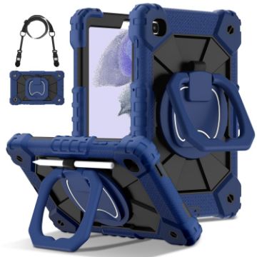 Samsung Galaxy Tab A7 Lite 2021 Navy Black Silicone Hybrid Case - 1