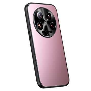 Xiaomi 14 Ultra R-JUST RJ-61 Pink Electroplating Frosted TPU + PC Case - 1