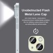 iPhone 15/15 Plus IMAK Metal Armor Camera Protector Film - Black - 5