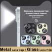 iPhone 15/15 Plus IMAK Metal Armor Camera Protector Film - Pink - 3