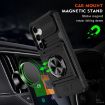 Samsung Galaxy A55 5G Shockproof Card Case with Ring Holder (Black) - 2