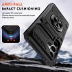 Samsung Galaxy A55 5G Shockproof Card Case with Ring Holder (Black) - 3