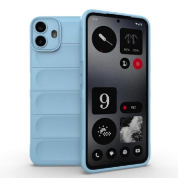 Nothing CMF Phone 1 Magic Shield TPU + Flannel Case Light Blue - 1