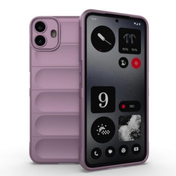 Nothing CMF Phone 1 Magic Shield TPU + Flannel Case - Purple - 1