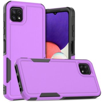 Samsung Galaxy A22 5G Phone Case, 2 in 1 PC + TPU, Purple - 1