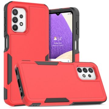 Samsung Galaxy A32 5G Red Phone Case - 2 in 1 PC + TPU Cover - 1