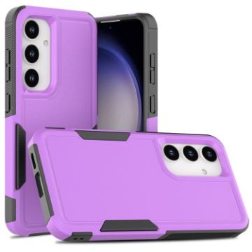 Samsung Galaxy S24 5G Phone Case, 2 in 1 PC + TPU, Purple - 1