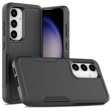 Samsung Galaxy S24 5G Phone Case, 2 in 1 PC + TPU, Black - 1