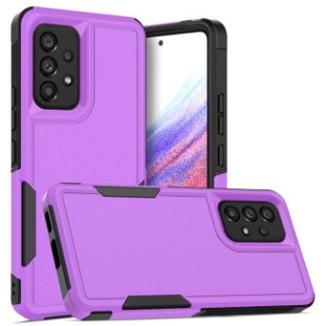 Samsung Galaxy A53 5G Phone Case, 2 in 1 PC + TPU, Purple - 1
