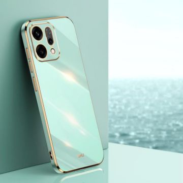OPPO Reno14 5G XINLI 6D Electroplate TPU Case - Mint Green - 1