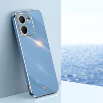 OPPO A5X 5G XINLI 6D Electroplate TPU Case - Celestial Blue - 1