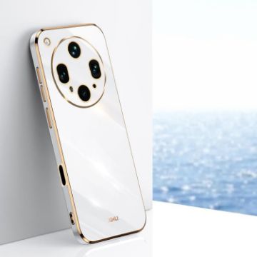 OPPO Find X8 Ultra XINLI 6D Electroplate TPU Phone Case - White - 1