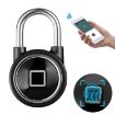 Waterproof Bluetooth Fingerprint Padlock - Remote Unlock for iOS/Android - 1