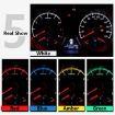 10 PCS 2W T3 Wedge LED Dashboard Bulb - White Light Indicator Lamp - 6