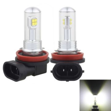 H8/H11 40W 800LM 6000K 8 LED Car Fog Lights 12V White (2 PCS) - 1