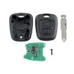PEUGEOT 206 2-Button Remote Car Key with Chip & Battery, 433MHz - 7
