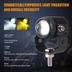 2 PCS DC9-36V 20W 6000K 3000K 2000LM Motorcycle Dual Color Headlights - 8