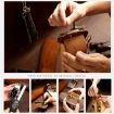 BMW Blade Style Cowhide Leather Key Cover - Brown Key Case - 7
