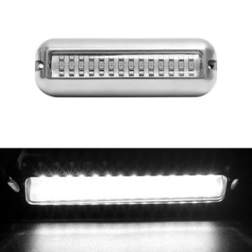 MK-042 42LED Waterproof Stainless Steel Underwater Light 10-30V White - 1