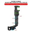 1st Gen Grey Multifunctional Car Rearview Mirror & Rear Seat Phone Holder - 3