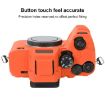 Sony ILCE-7RM5 Alpha 7R V Soft Silicone Protective Case Orange - 5