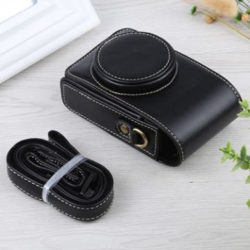 Vertical Flip Leather Camera Case for Ricoh GR III/GRII & Sony ZV-1/RX100 Series - 1