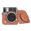 FUJIFILM instax mini 40 Brown Retro Leather Camera Case with Strap - 7