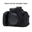 Canon EOS 600D Black Soft Silicone Protective Case - 6