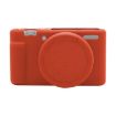 Sony ZV-1 Soft Silicone Protective Case - Orange Cover - 1