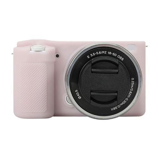 Sony ZV-E10 Light Pink Soft Silicone Protective Case - 1