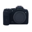 Canon EOS R7 Soft Silicone Protective Case - Black Cover - 1
