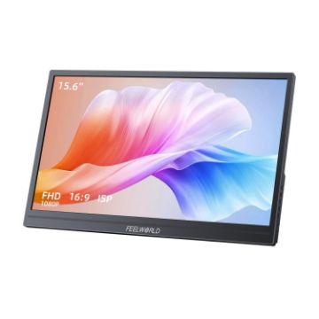 FEELWORLD DH156 15.6" Portable Monitor FHD 1080P USB-C HDMI Black - 1