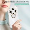 OPPO Find X8 Ultra XINLI 6D Electroplate TPU Case with Ring Holder Red - 2