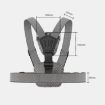 360 Phone Clamp Adjustable Body Mount Belt Chest Strap, 6 in 1 (Grey) - 4