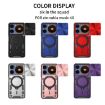 ZTE nubia Music CD Texture Sliding Camshield Magnetic Holder Case Red - 2