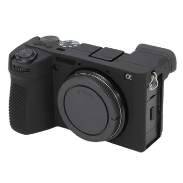 Sony ILCE-6700/A6700 Black Glossy Soft Silicone Protective Case - 1