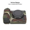 Sony ILCE-6700/A6700 Camouflage Silicone Protective Case - Glossy Soft - 7