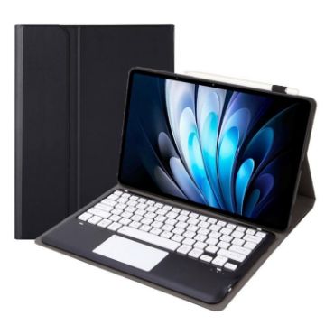 Vivo Pad5 Pro 13" Bluetooth Keyboard Case with Holder & Touchpad (Black White) - 1