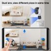 Y6203 4MP Zoom HD Indoor Waterproof Smart WiFi Camera, UK Plug, White - 3