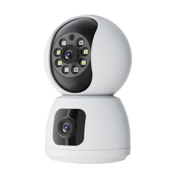 Y6203 4MP Zoom HD Indoor Waterproof Smart WiFi Camera, EU Plug, White - 1