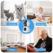 Y6203 4MP Zoom HD Indoor Waterproof Smart WiFi Camera, EU Plug, White - 7