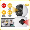 Y6204 4MP Zoom HD Indoor Waterproof Smart WiFi Camera, EU Plug, White - 2