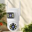 4MP Outdoor WiFi Camera, Two-way Voice, IP66 Waterproof, AU Plug, White - 2