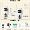 4MP Outdoor WiFi Camera, Two-way Voice, IP66 Waterproof, AU Plug, White - 7