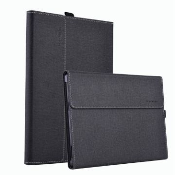 Microsoft Surface Pro 10 Black Cloth Texture Protective Case - 1