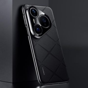 Huawei Pura 80 Pro/Pro+ 5G Black Leather Phone Case - 1