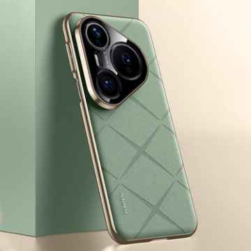 Huawei Pura 80 Pro/Pro+ 5G Green Leather PC Phone Case - 1