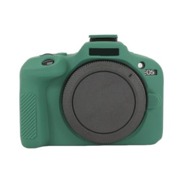 Canon EOS R100 Green Glossy Soft Silicone Protective Case - 1