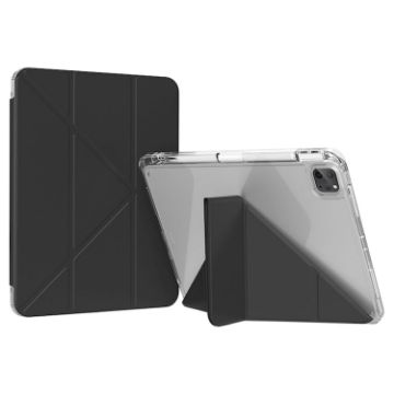 iPad Pro 13 2024 GEBEI Leather Tablet Case Black - 1